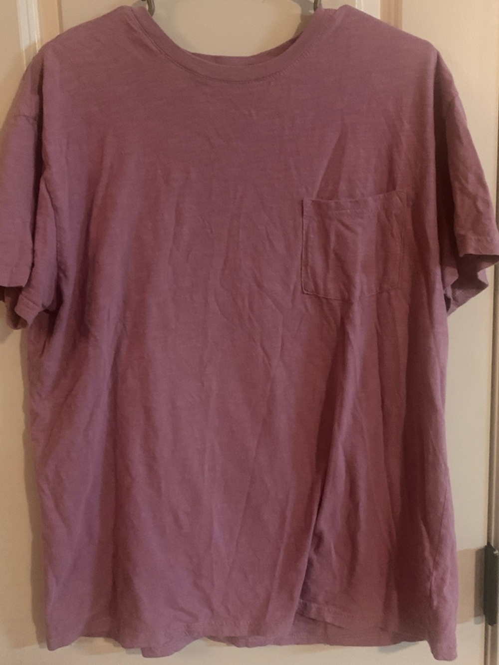 Goodfellow & Co Short-Sleeve Pocket Tee in Dusty Mauve